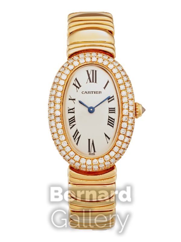 ساعت مچی زنانه کارتیر کیفیت مستر Cartier Baignoire REF.1954